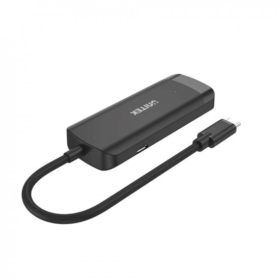 Unitek H1110B active hub USB-C, 3 X USB-A 3.1, HDMI 4K30HZ