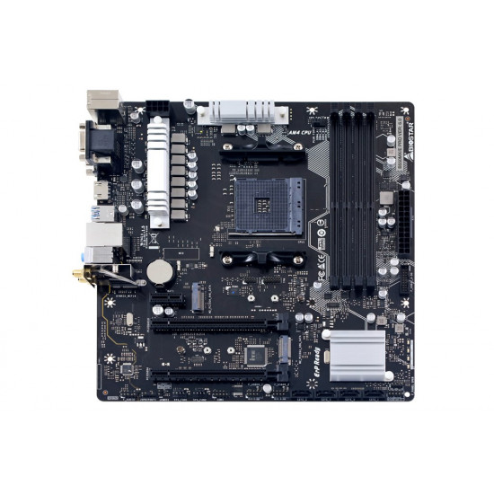 Mainboard|BIOSTAR|AMD B550|SAM4|MicroATX|Memory DDR4|Memory slots 4|1xPCI-Express 3.0 1x|1xPCI-Express 3.0 16x|1xPCI-Express 4.0 16x|2xM.2|1x15pin D-sub|1xDVI-D|1xHDMI|2xUSB 2.0|4xUSB 3.2|1xPS/2|1xRJ45|3xAudio port|B550MX/EPRO