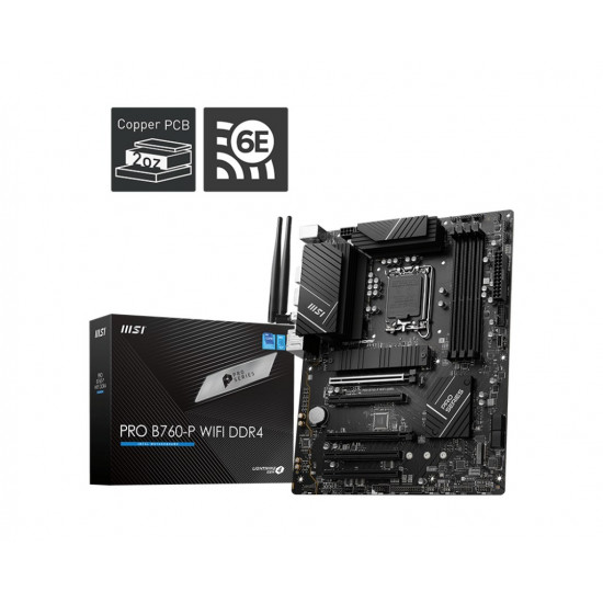 MSI PRO B760-P WIFI DDR4 motherboard LGA 1700