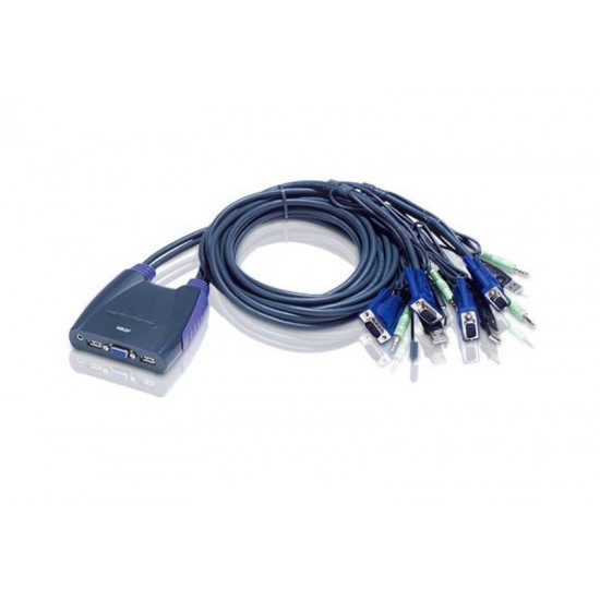 ATEN 4-Port USB VGA KVM Switch with Audio