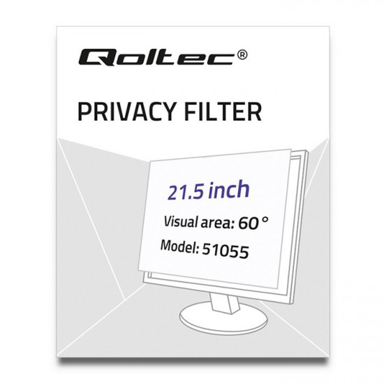 Qoltec 51055 Privacy filter 21.5" | 16:9