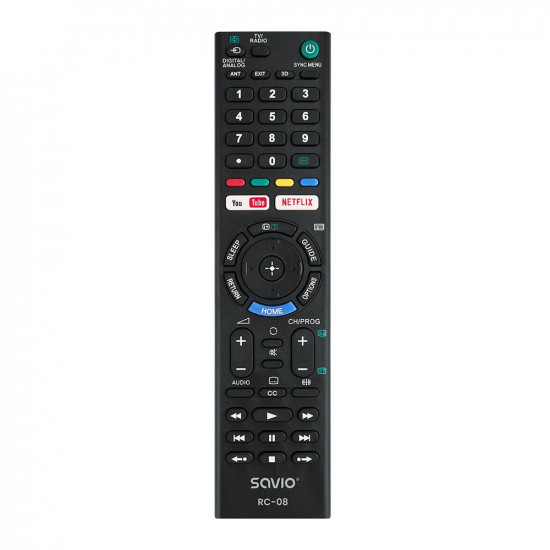 Savio RC-08 remote control TV Press buttons