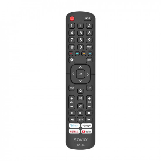 SAVIO RC-14 Universal remote control/replacement for HISENSE, SMART TV