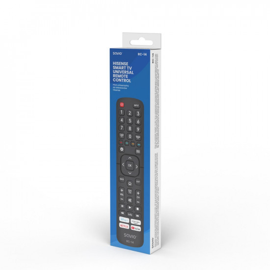 SAVIO RC-14 Universal remote control/replacement for HISENSE, SMART TV