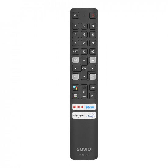 SAVIO RC-15 universal remote control/replacement for TCL , SMART TV