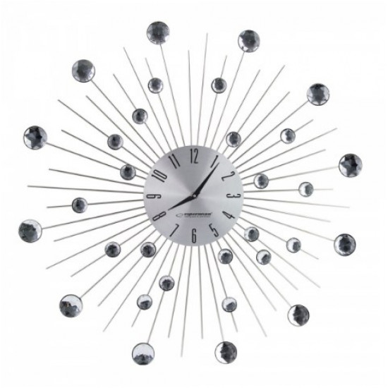 Esperanza EHC002 wall clock Mechanical wall clock Round Stainless steel