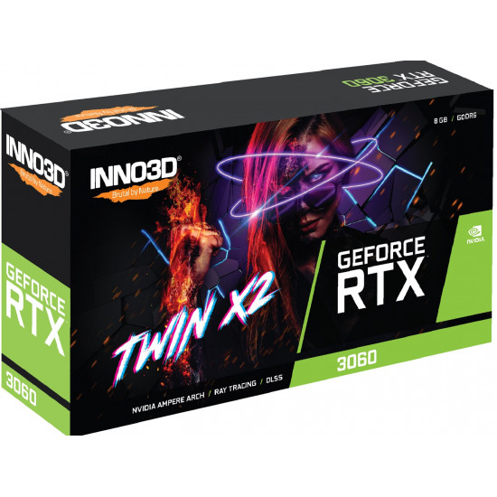 Inno3D GeForce RTX 3060 Twin X2 NVIDIA 8 GB GDDR6