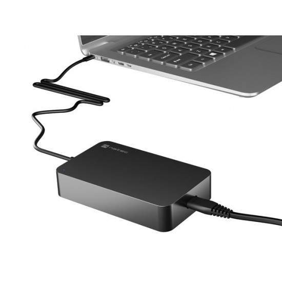 NATEC LAPTOP CHARGER GRAYLING USB-C 90W