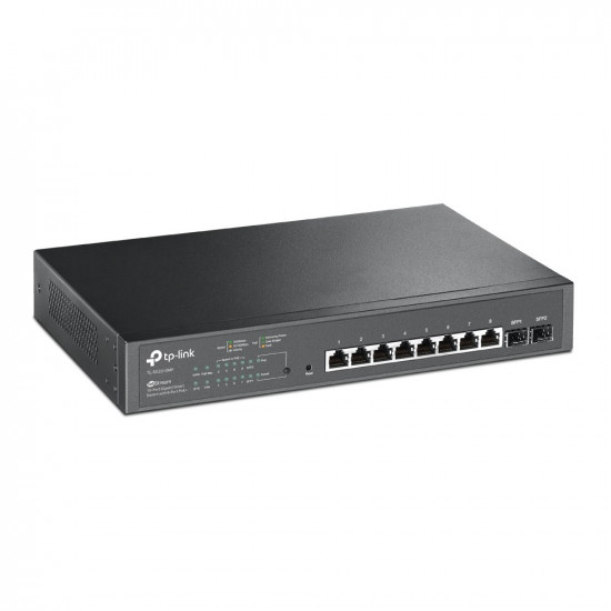 TP-Link JetStream 10-Port Gigabit Smart PoE Switch with 8-Port PoE+