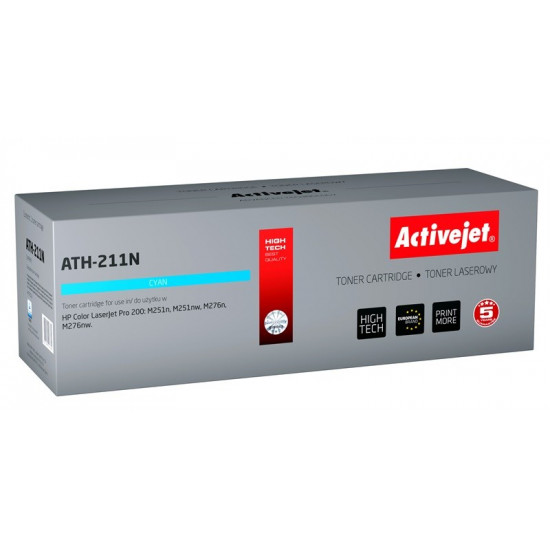 Activejet ATH-211N Tonerkartusche (Ersatz f r HP 131A CF211A, Canon CRG-731C H chste 1800 pages cyan)