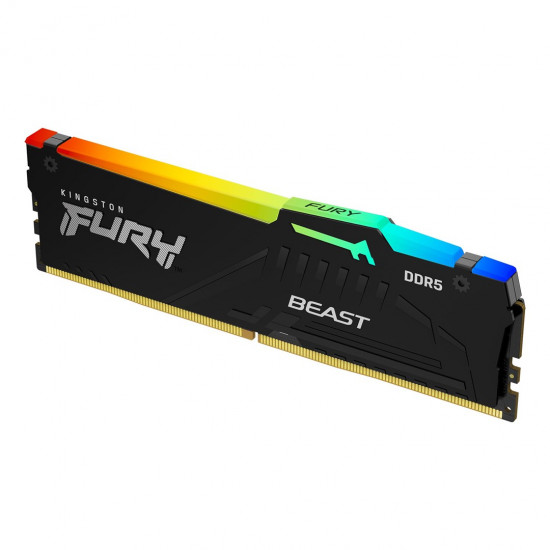 Kingston Technology FURY Beast 32GB 5200MT/s DDR5 CL36 DIMM RGB EXPO