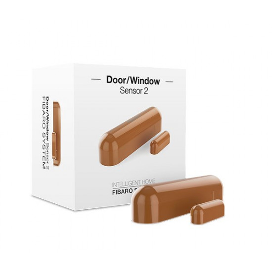 Fibaro FGDW-002-5 ZW5 door/window sensor Wireless Brown