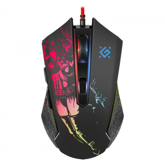 Gaming, optic, wired mouse DEFENDER GM-933 SIN'SISTER 7200dpi 6P RGB