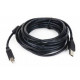 Gembird 3m USB 2.0 A/B M USB cable USB A USB B Black