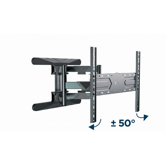 Gembird WM-80ST-01 Full-motion TV wall mount, 40 -80 (50 kg)