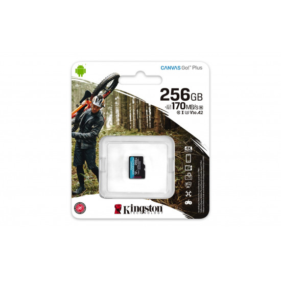 Kingston Technology Canvas Go! Plus 256 GB MicroSD UHS-I Class 10