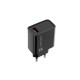 NATEC USB CHARGER RIBERA 18W USB-A BLACK