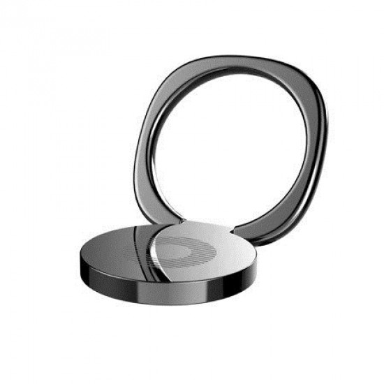 Ring holder Baseus Privity for phone black