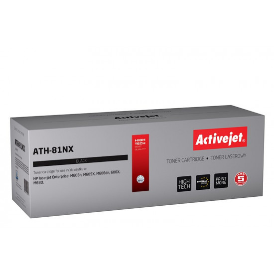 Activejet ATH-81NX toner (replacement for HP 81X CF281X Supreme 25000 pages black)