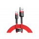 Baseus Cafule USB cable 0.5 m USB 2.0 USB A USB C Red