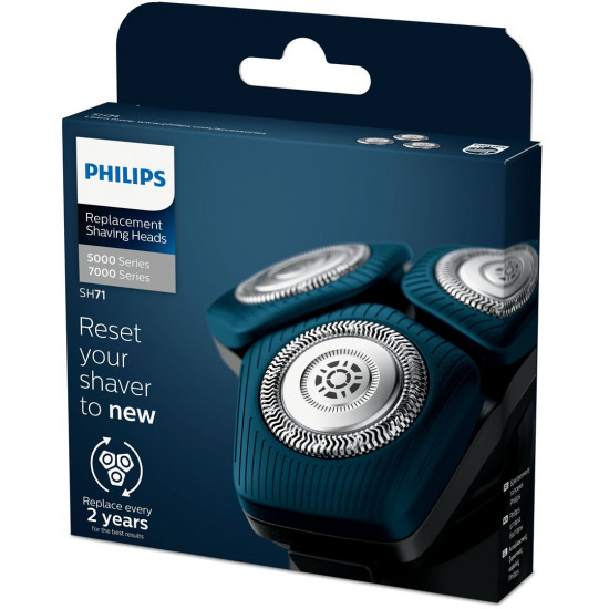 Philips Shaver series 7000, 5000 SH71/50 Replacement electric shaver heads