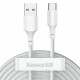 Baseus TZCATZJ-02 USB cable 1.5 m USB A USB C White