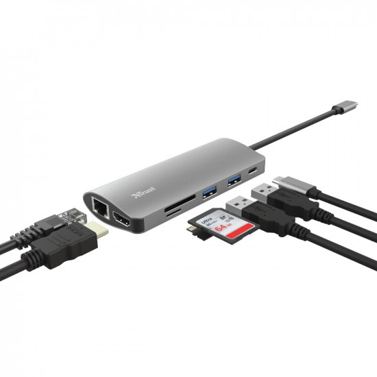 ADAPTER USB-C DALYX 7-IN-1/23775 TRUST