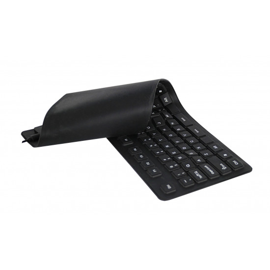 Esperanza EK140 Silicone USB QWERTY Keyboard Black