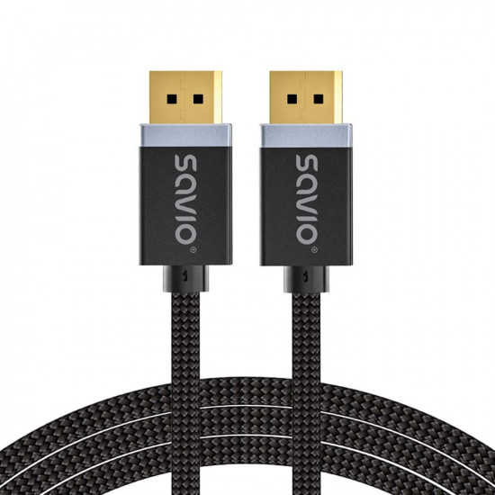 SAVIO DISPLAYPORT (M) - DISPLAYPORT (M) CABLE, V1.4, 3 m, CL-176