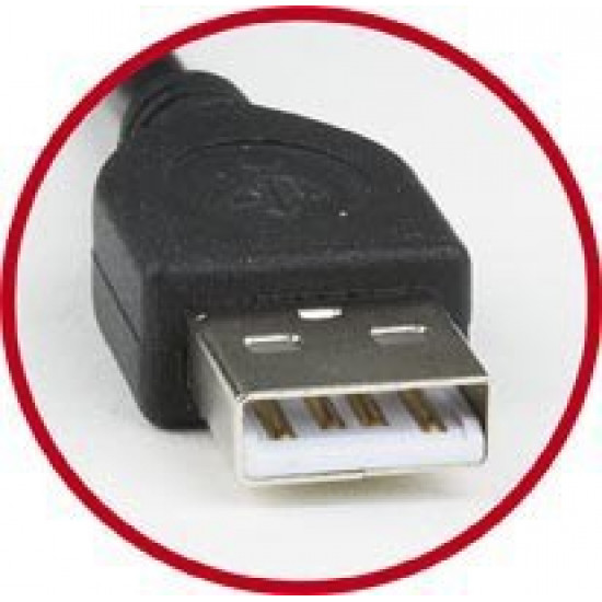 CABLE USB 2.0 MIKRO AM-MBM5P 0.3M