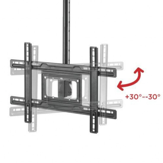 Universal LED LCD monitor with LCD OLED QLED screen for ceiling mounting 23-100 "max. 50 kg Max VESA 600x400