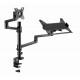 Gembird MA-DA-04 Adjustable desk mount with monitor arm and notebook tray, 17 -32 , up to 8 kg