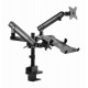 Gembird MA-DA3-02 Desk mounted adjustable monitor arm with notebook tray (full-motion), 17 -32 , up to 8 kg