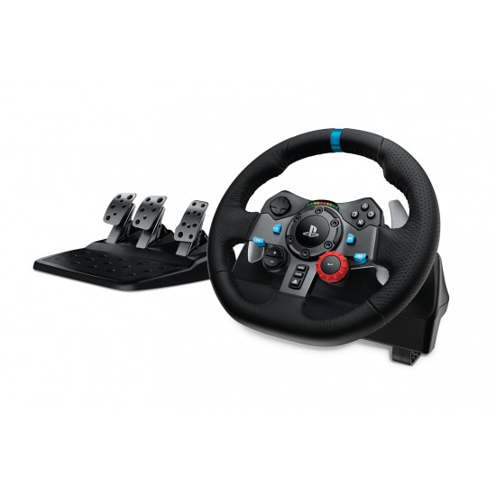 Logitech G G29 Steering wheel + Pedals Playstation 3,PlayStation 4 Analogue USB 2.0 Black