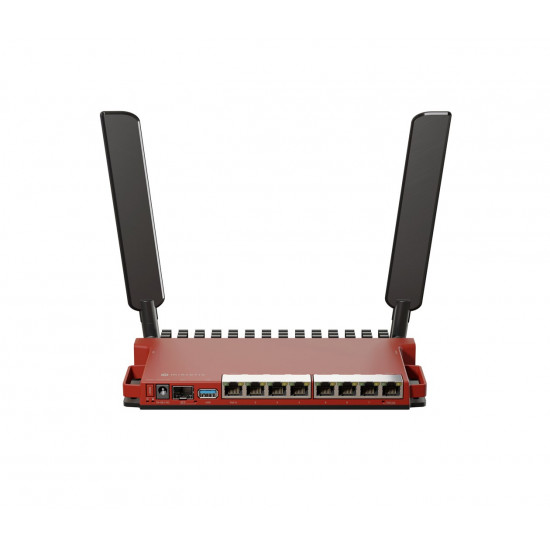 Mikrotik L009UiGS-2HaxD-IN wireless router Gigabit Ethernet Single-band (2.4 GHz) Red