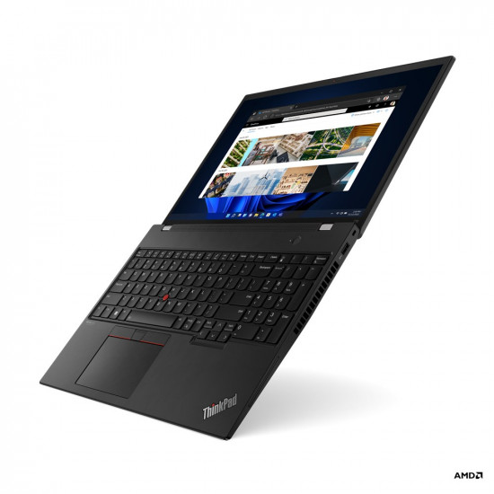 Lenovo ThinkPad T16 Laptop 40.6 cm (16") WUXGA AMD Ryzen 7 PRO 6850U 16 GB LPDDR5-SDRAM 512 GB SSD Wi-Fi 6E (802.11ax) Windows 11 Pro Black