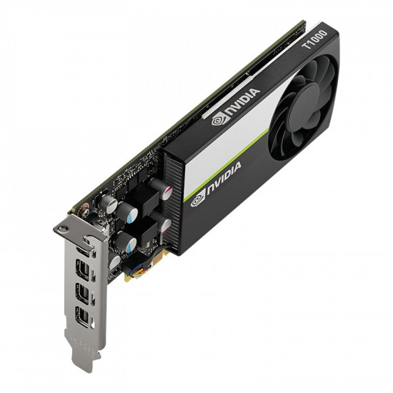 PNY VCNT1000-PB NVIDIA T1000 4GB GDDR6 4x MINI DISPLAYPORT PCI EXPRESS 3.0 LP - ATX BRACKET RETAIL