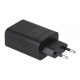 Motorola Charger TurboPower 50W Duo USB-C + USB-A w/ USB-C cable, Black