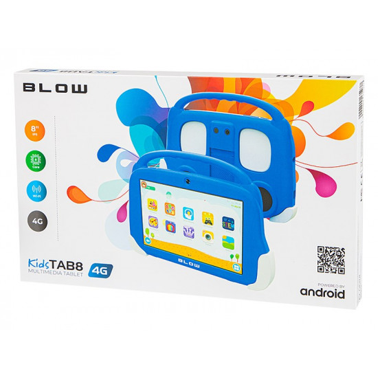 Tablet KidsTAB8 4G BLOW 4/64GB blue + case