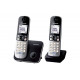 Panasonic KX-TG6812 DECT telephone Caller ID Black, Silver