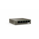 Tenda TEG1105P-4-63W-EU network switch Gigabit Ethernet (10/100/1000) Power over Ethernet (PoE) Grey