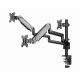 Gembird MA-DA3-01 Desk mounted adjustable mounting arm for 3 monitors (full-motion), 17 -27 , up to 7 kg