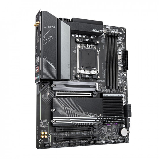 GIGABYTE B650 AORUS ELITE AX V2 Motherboard - AMD Ryzen 9000 Series CPUs, 12+2+2 Phases VRM, up to 8000MHz DDR5 (OC), 1xPCIe 5.0 + 2xPCIe 4.0 M.2, 2.5GbE LAN, WIFI 6E, USB 3.2 Gen 2