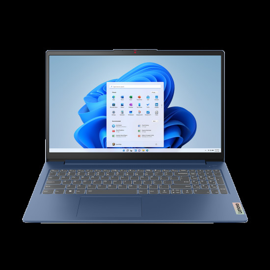 Lenovo IdeaPad Slim 3 15IAH8 Laptop 39.6 cm (15.6") Full HD Intel Core i5 i5-12450H 16 GB LPDDR5-SDRAM 512 GB SSD Wi-Fi 6 (802.11ax) Windows 11 Home Blue