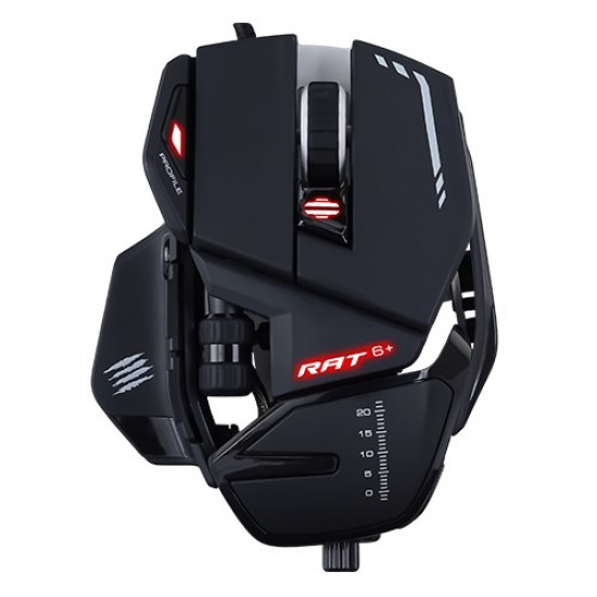 Mad Catz R.A.T. 6+ mouse Right-hand USB Type-A Optical 12000 DPI