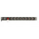 Gembird EG-PDU-014-FC14 power distribution unit (PDU) 8 AC outlet(s) 1U Black