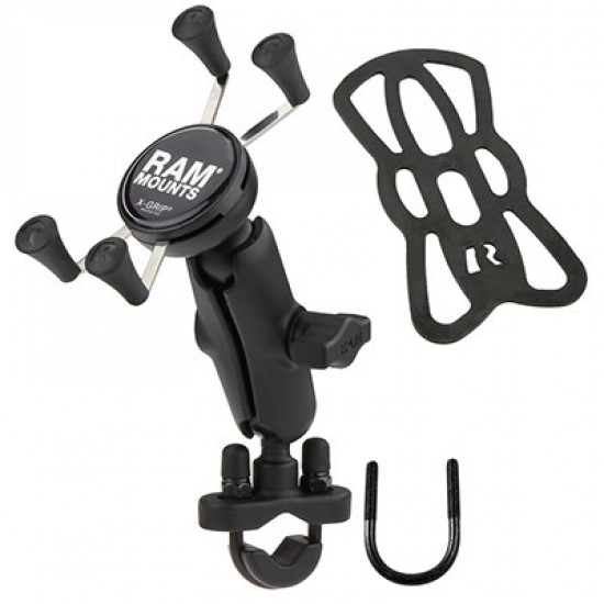 RAM Mounts X-Grip Phone Mount with Handlebar U-Bolt Base