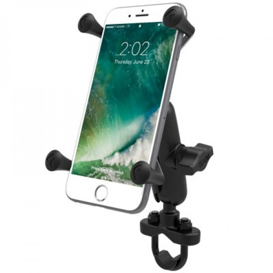 RAM Mounts X-Grip Large Phone Mount with Handlebar U-Bolt Base