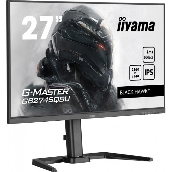 iiyama G-MASTER GB2745QSU-B1 computer monitor 68.6 cm (27") 2560 x 1440 pixels 2K Ultra HD LED Black