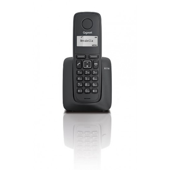 Gigaset A116 DECT telephone Caller ID Black